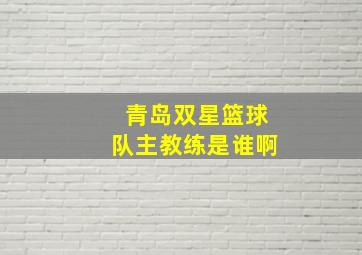 青岛双星篮球队主教练是谁啊