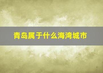 青岛属于什么海湾城市