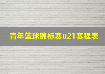 青年篮球锦标赛u21赛程表