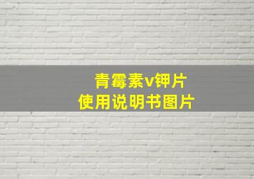 青霉素v钾片使用说明书图片