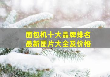 面包机十大品牌排名最新图片大全及价格