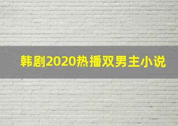 韩剧2020热播双男主小说