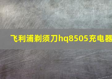 飞利浦剃须刀hq8505充电器