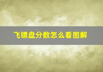 飞镖盘分数怎么看图解