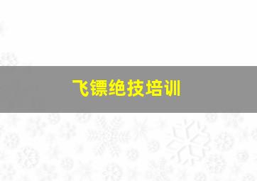 飞镖绝技培训