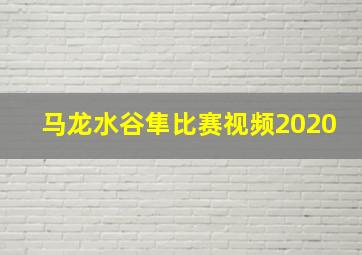 马龙水谷隼比赛视频2020