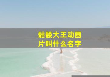 骷髅大王动画片叫什么名字