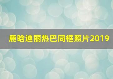 鹿晗迪丽热巴同框照片2019