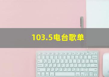 103.5电台歌单