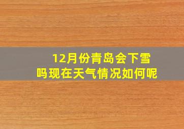 12月份青岛会下雪吗现在天气情况如何呢