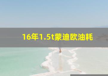 16年1.5t蒙迪欧油耗