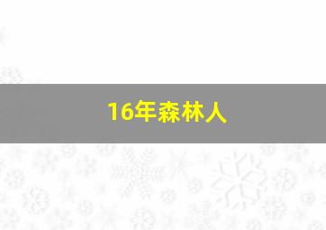 16年森林人