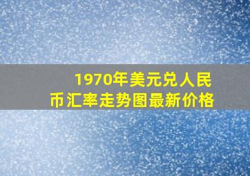 1970年美元兑人民币汇率走势图最新价格