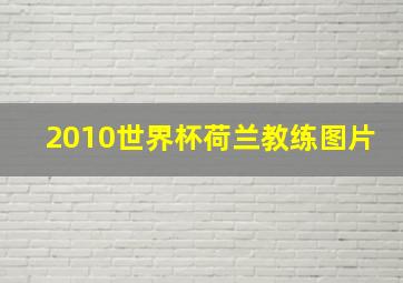 2010世界杯荷兰教练图片