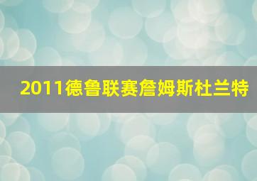 2011德鲁联赛詹姆斯杜兰特