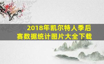 2018年凯尔特人季后赛数据统计图片大全下载