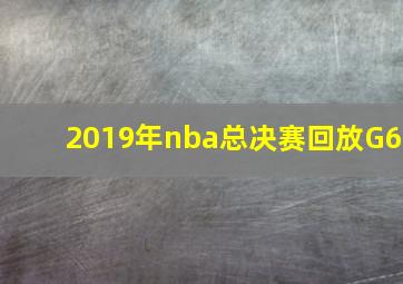 2019年nba总决赛回放G6