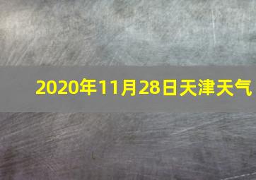 2020年11月28日天津天气