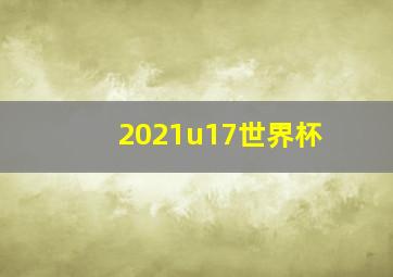 2021u17世界杯