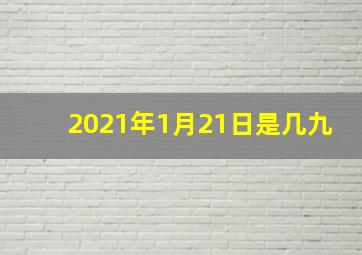 2021年1月21日是几九