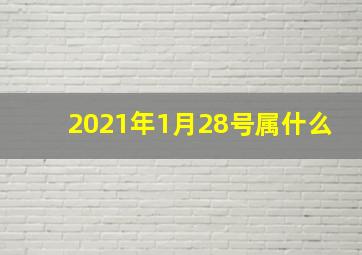 2021年1月28号属什么