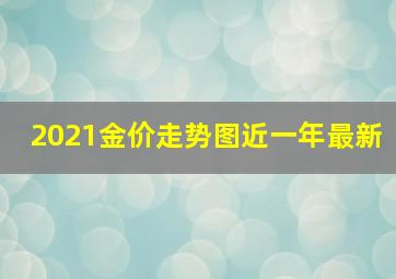 2021金价走势图近一年最新