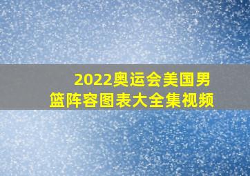 2022奥运会美国男篮阵容图表大全集视频