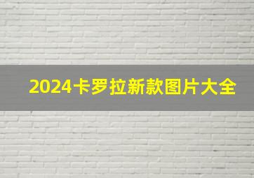 2024卡罗拉新款图片大全