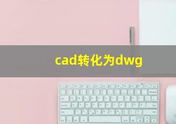 cad转化为dwg