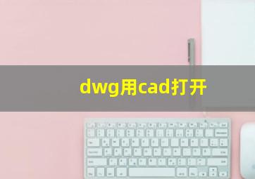 dwg用cad打开