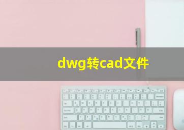 dwg转cad文件