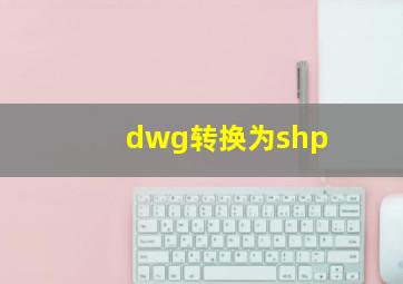 dwg转换为shp