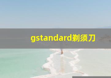 gstandard剃须刀