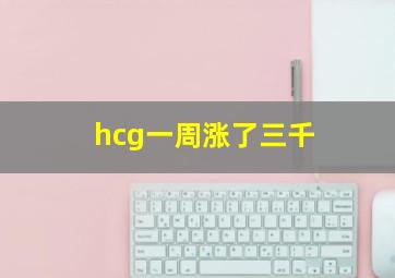 hcg一周涨了三千