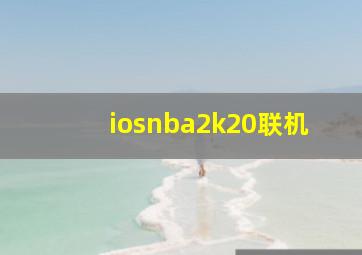 iosnba2k20联机