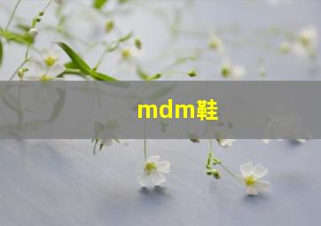 mdm鞋