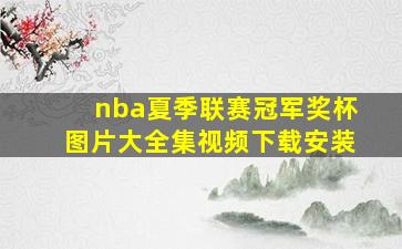 nba夏季联赛冠军奖杯图片大全集视频下载安装