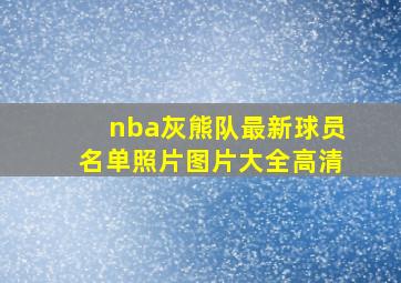 nba灰熊队最新球员名单照片图片大全高清