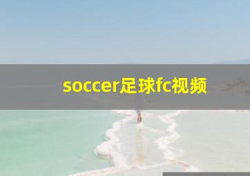 soccer足球fc视频