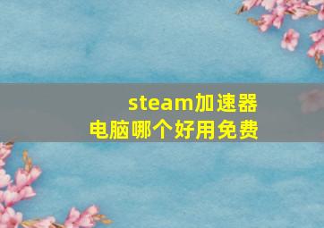 steam加速器电脑哪个好用免费