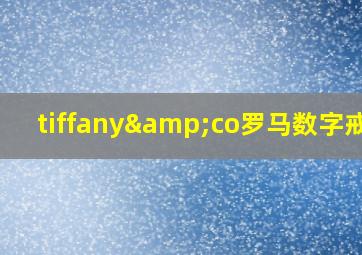 tiffany&co罗马数字戒指