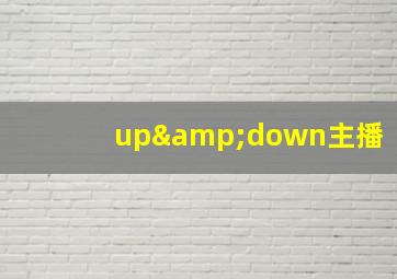 up&down主播