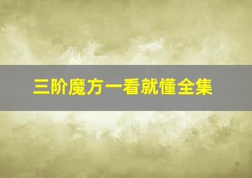 三阶魔方一看就懂全集