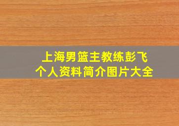 上海男篮主教练彭飞个人资料简介图片大全