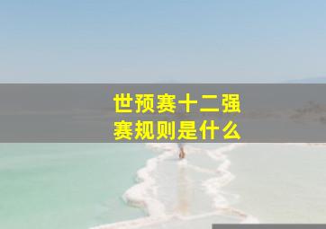 世预赛十二强赛规则是什么