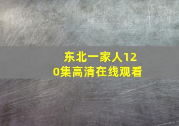 东北一家人120集高清在线观看