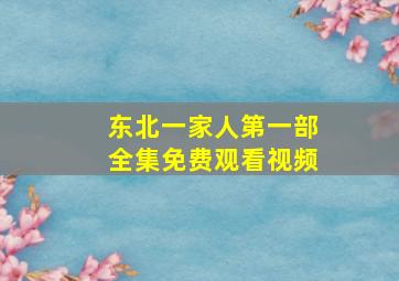 东北一家人第一部全集免费观看视频