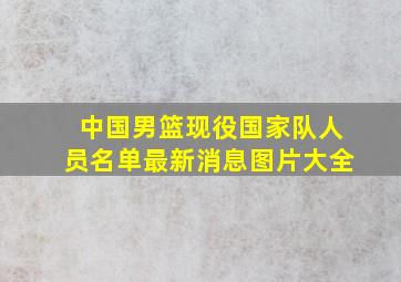 中国男篮现役国家队人员名单最新消息图片大全