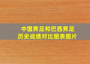 中国男足和巴西男足历史战绩对比图表图片