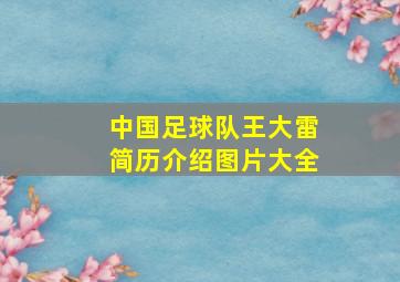 中国足球队王大雷简历介绍图片大全